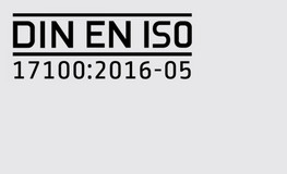 Logo DIN EN ISO 17100
